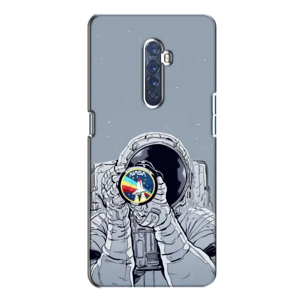 Чехол с принтом «Космонавт фото» для OPPO Reno 2
