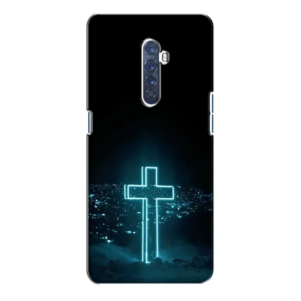 Чехол с принтом «Крест и город» для OPPO Reno 2