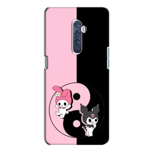 Чехол с кроликом Куроми на Oppo Reno 2 (Куроми Инь Янь)