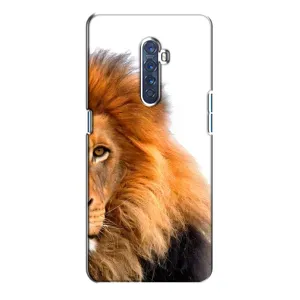Чехлы с картинками животных Oppo Reno 2 (Лев грива)