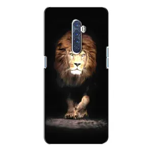 Чехол со Львом для Oppo Reno 2 (VPrint) (Лев)