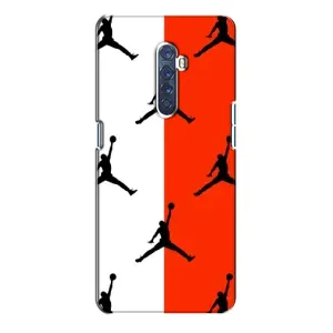 Чехлы для Oppo Reno 2 - с картинкой JORDAN (AlphaPrint) (Лого Джордан)