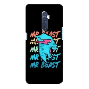 Чехлы Мистер Бист для Оппо Рено 2 (logo Mr beast)