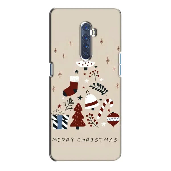 Чехол с принтом «Merry Christmas» для OPPO Reno 2