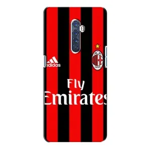 Чехлы для Oppo Reno 2 (VPrint) - Футбольные клубы (Milan)