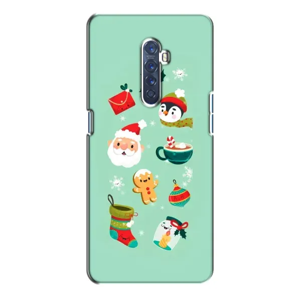 Чехол с принтом «Настроение НГ» для OPPO Reno 2