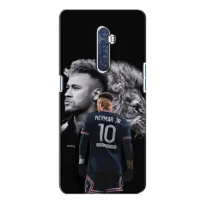 Чехол Неймар для Oppo Reno 2 (AlphaPrint) (Неймар Лев)