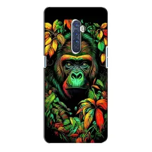 Чехол с Обезьянами Oppo Reno 2 - (AlphaPrint) (Обезьяна в тропиках)