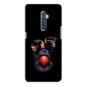 Чехол с Обезьянами Oppo Reno 2 - (AlphaPrint)