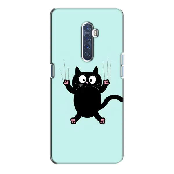 Чехол с принтом «Падающий кот» для OPPO Reno 2