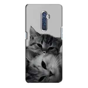 Чохол з малюнком кіт на Oppo Reno 2 (Пара котів)