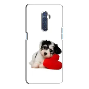 Чехлы с собаками для Oppo Reno 2 (VPrint) (Песик)