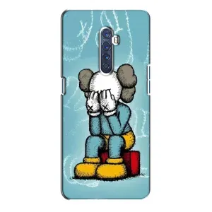 Чехлы для Oppo Reno 2 - Bearbrick Louis Vuitton (PREMIUMPrint) (Плач Bearbrick)