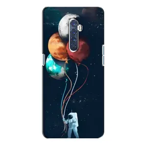 Космические Чехлы для Оппо Рено 2 (VPrint) (Планеты шарики)