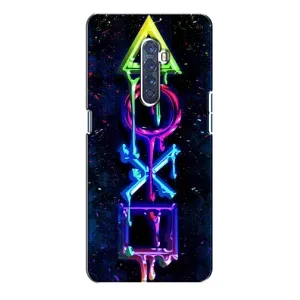 Чехлы с тематикой Киберспорт для Oppo Reno 2 (VPrint) (Pleystation лого)