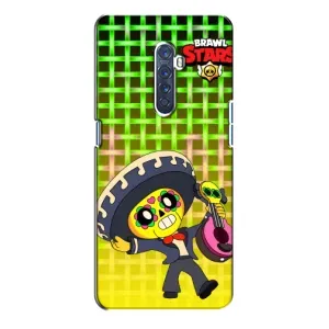 Чехлы Brawl Stars для Oppo Reno 2 (AlphaPrint) (Поко в самбреро)