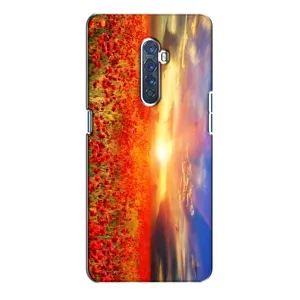 Чехол с картинкой (Стильные) для Оппо Рено 2 - (AlphaPrint) (Поле тюльпанов)