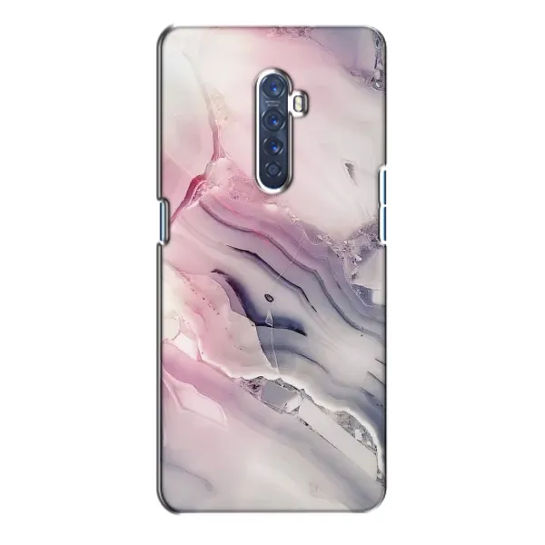 Чехол с принтом «Пурпурный Мрамор» для OPPO Reno 2