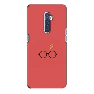 Чехлы с Гарри Поттером для Oppo Reno 2 (AlphaPrint) (шрам и очки)