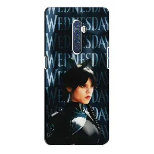 Чехлы Венсдей на Oppo Reno 2 Уэнсдей (AlphaPrint) (Уэнздей кошка)