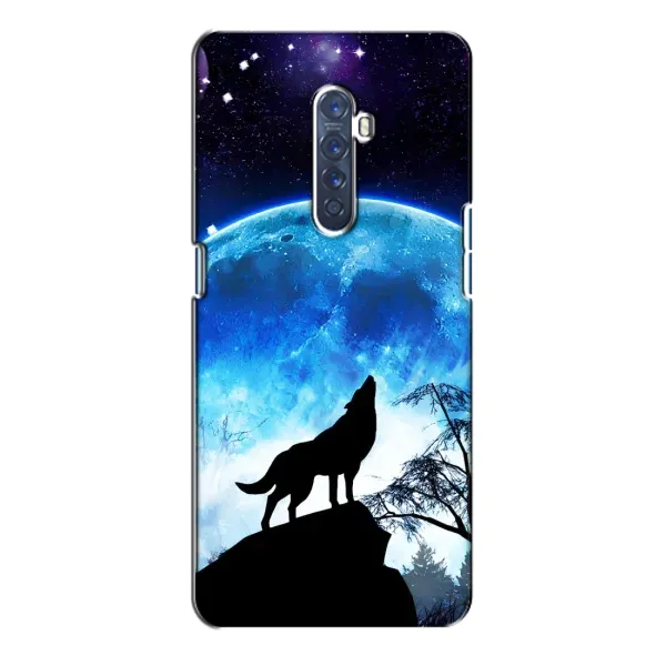 Чехол с принтом «Волк на луну» для OPPO Reno 2