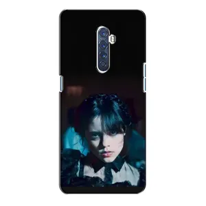 Чехлы Венсдей на Oppo Reno 2 Уэнсдей (AlphaPrint) (взгляд Уэнздей)