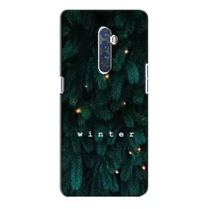 Новогодние, Праздничные Чехлы для Oppo Reno 2 - 2024 год (Winter)