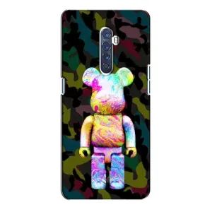 Чехлы для Oppo Reno 2 - Bearbrick Louis Vuitton (PREMIUMPrint) (Яркий Bearbrick)
