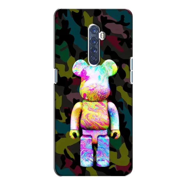 Чохол з принтом «Яскравий Bearbrick» для OPPO Reno 2