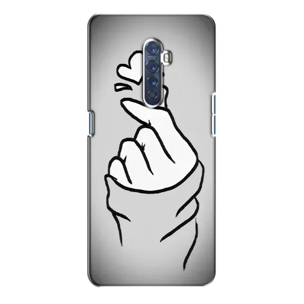 Чехол с принтом «Значок Love» для OPPO Reno 2