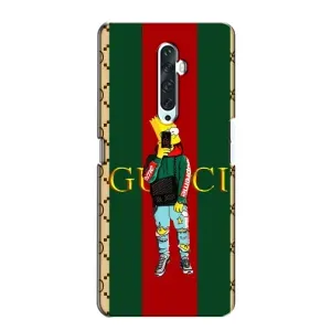 Брендновые Чехлы для Oppo Reno 2Z - (PREMIUMPrint) (Барт ГУЧЧИ)