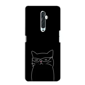 Чохол з малюнком кіт на Oppo Reno 2Z (Байдужий кіт)