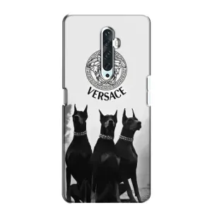 Чехлы VERSACE для Оппо Рено 2з (PREMIUMPrint) (Доберман Версаче)