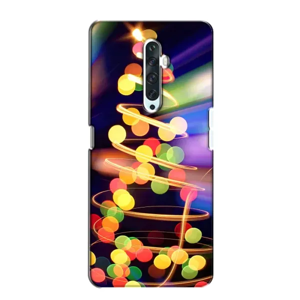 Чехол с принтом «Елка с гирлянд» для OPPO Reno 2Z Чехол с принтом «Елка с гирлянд» для OPPO Reno 2Z