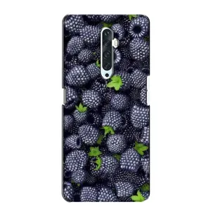 Чехлы с Фруктами для Oppo Reno 2Z (VPrint) (Ежевика)