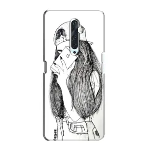 Чохол з друком для Oppo Reno 2Z - (Мода) (AlphaPrint) (Фото дівчини)