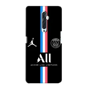 Чехлы PSG для Oppo Reno 2Z (AlphaPrint) (футболка ПСЖ)