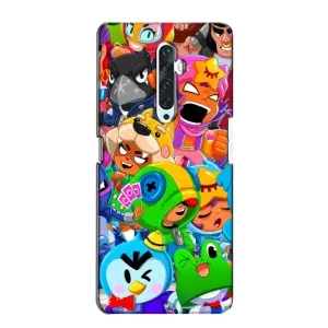 Чехлы Brawl Stars для Oppo Reno 2Z (AlphaPrint) (Герои Бравл Старс)