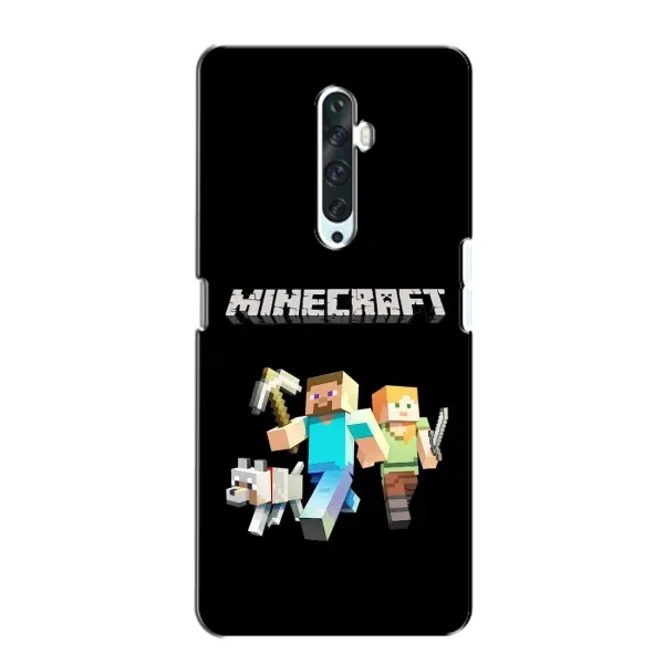 Чехол с принтом «герои Minecraft» для OPPO Reno 2Z