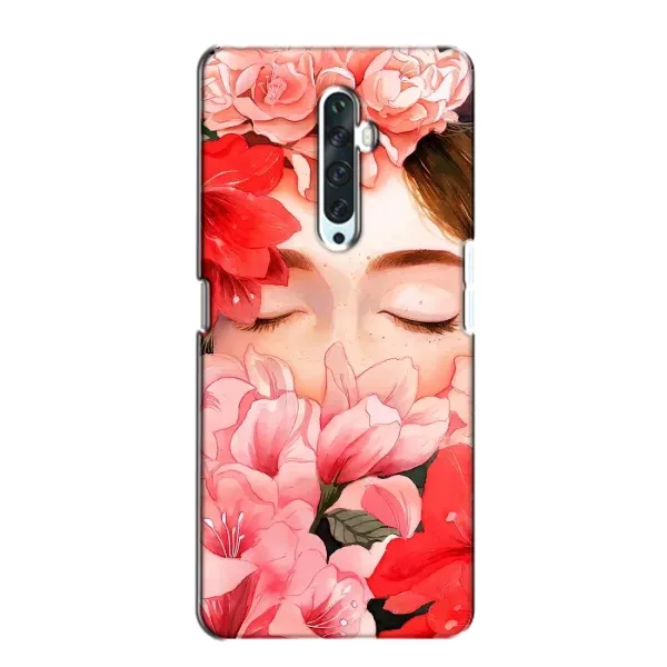 Чохол з принтом «Очі в квітах» для OPPO Reno 2Z Чохол з принтом «Очі в квітах» для OPPO Reno 2Z