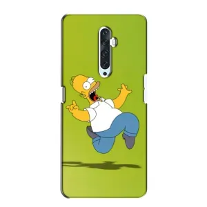 Чехол с Симпсонами для Oppo Reno 2Z (VPrint) (Гомер Симпсон)
