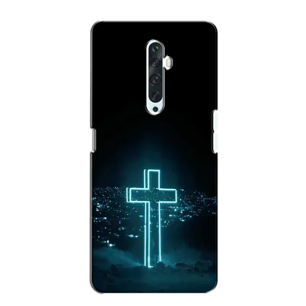 Чехол с принтом «Крест и город» для OPPO Reno 2Z