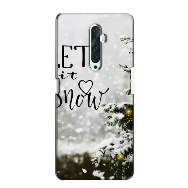 Чохол з принтом «Let it snow» для OPPO Reno 2Z Чохол з принтом «Let it snow» для OPPO Reno 2Z
