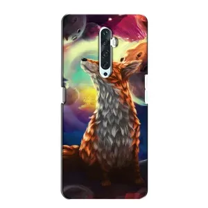 Чехлы с картинкой Лисички для Oppo Reno 2Z (VPrint) (Лисица в космосе)
