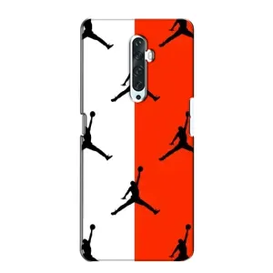 Чохли для Oppo Reno 2Z - з картинкою JORDAN (AlphaPrint) (Лого Джордан)