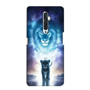 Чохол з картинкою ЛЕВ для Oppo Reno 2Z (VPrint) (Маленький лев)