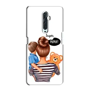 Чохол з друком для Oppo Reno 2Z - (Мама з дитинкою) (AlphaPrint) (Мама з синочком)