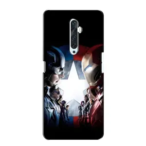 Чехлы с героями Марвел Oppo Reno 2Z (VPrint) (Марвел стайл)