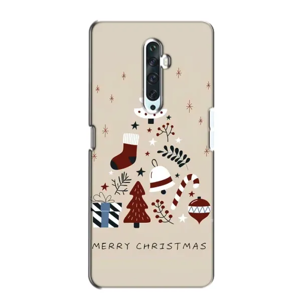 Чехол с принтом «Merry Christmas» для OPPO Reno 2Z Чехол с принтом «Merry Christmas» для OPPO Reno 2Z