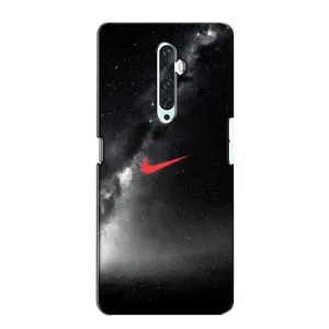 Чехол для Oppo Reno 2Z - с принтом Найк (AlphaPrint) (Найк красный)